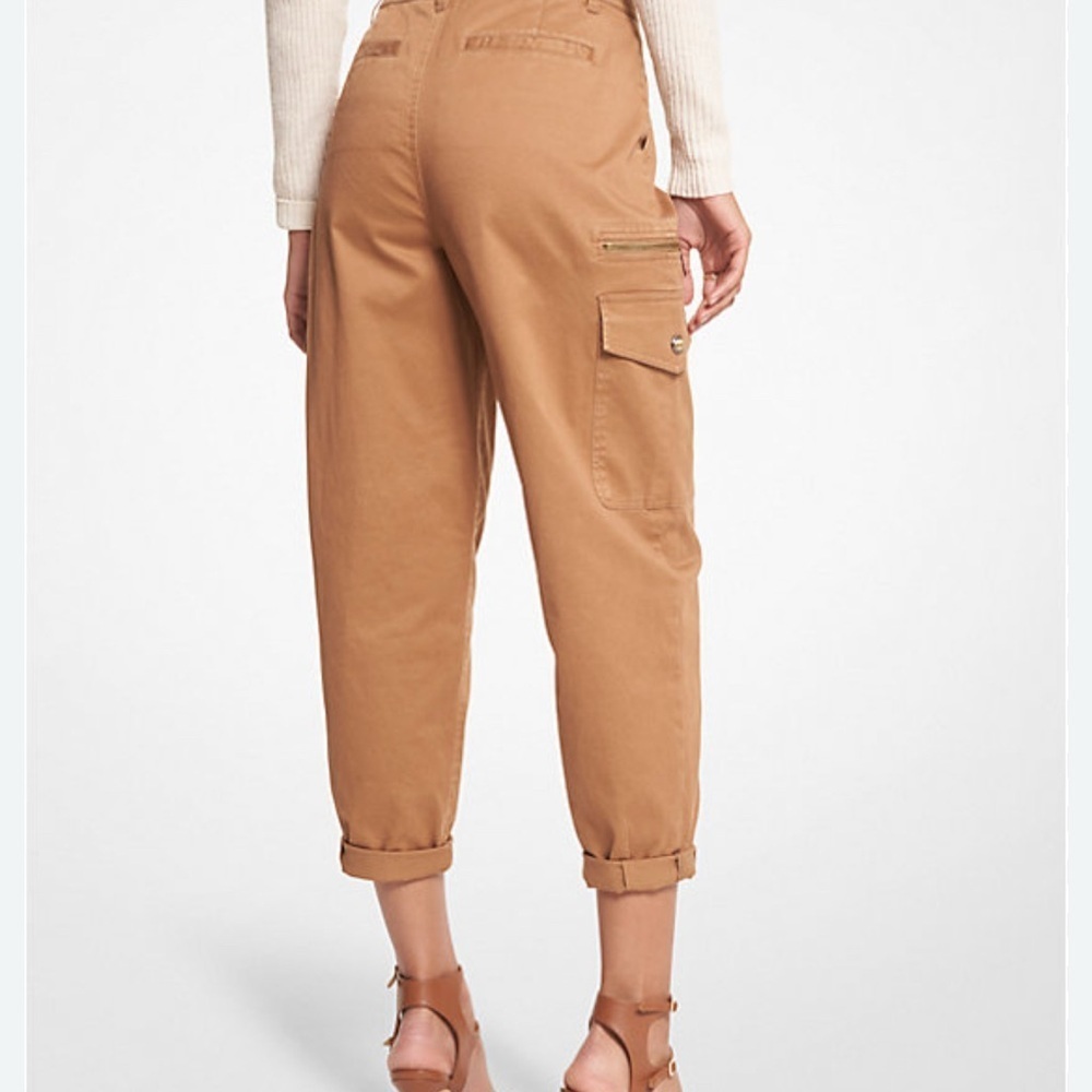 Michael Kors Tan Cargo Pants